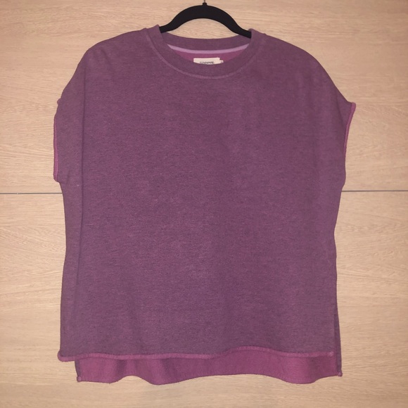 Anthropologie ElevenParis Purple Box Hoodie XS - Picture 2 of 8
